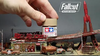 Fallout -  Wasteland Warfare | Red Rocket station Diorama build