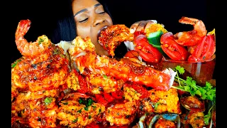 KING CRAB SEAFOOD BOIL MUKBANG | SEAFOOD MUKBANG | DESHELLED SEAFOOD BOIL | ASMR EATING | MUKBANG