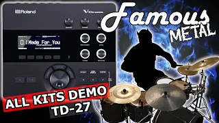 Famous: METAL TD-27 v2 Expansion Pack 🤘 DOWNLOAD Extreme Metal Custom Kits for your Roland Module