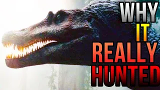 *SOLVED* The REAL REASON the SPINOSAURUS Stalked HUMANS EVERYWHERE in Jurassic Park