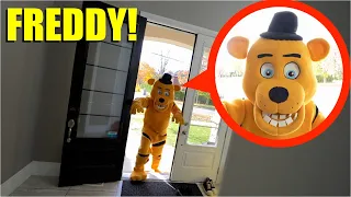 If you ever see FREDDY FAZBEAR enter your house, Get Out FAST! (Something bad is about to happen)