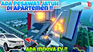 ADA PESAWAT JATUH DI APARTEMEN DAN ADA INNOVA EV !! | Roblox The Roads Of Indonesia - 2