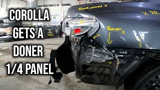 How I Transformed This Wrecked Toyota with a Salvaged Quarter Panel!