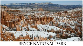 BRYCE NATIONAL PARK - Glimpses from our drive to Bryce (Sun & Snow) / Bryce National Park.