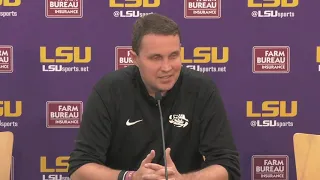 LSU Will Wade postgame after Liberty win