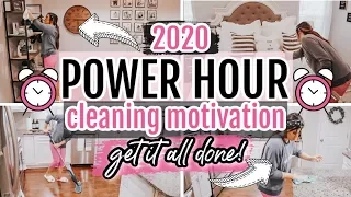 2020 CLEAN WITH ME | POWER HOUR SPEED CLEANING MOTIVATION | KAILYN CASH