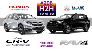 H2H #208 Toyota RAV4 vs Honda CR-V TURBO