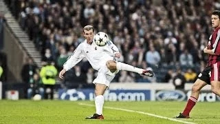 Zidane's famous goal against Bayer Leverkusen in the UCL Final 2002