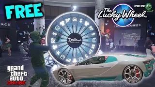 How To Win The Diamond Casino Free Car | GTA Online - Lucky Wheel Spin Glitch 1.62