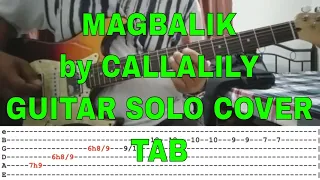 Magbalik by Callalily guitar solo cover TAB