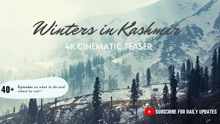 Explore Kashmir in Winter | Stunning 4K Cinematic Journey | Episode 1: Srinagar, Gulmarg & More