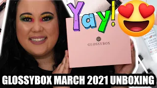 GLOSSYBOX MARCH 2021 UNBOXING || ayyyeeeitsamanda