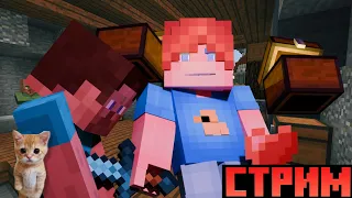 Стрим ИГРАЕМ В МАЙНКРАФТ на RUHYPIXEL