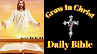 Gospel Reading 31th July, 2022, Sunday / Luke 12:13-21 / Daily Bible Verse