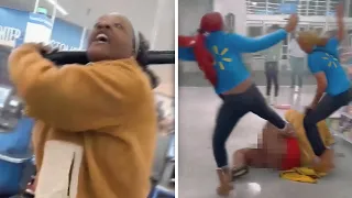 Karens fighting at Walmart for 52 minutes straight