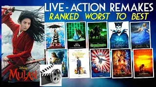 All 16 Disney Live-Action Remakes Ranked (w/Mulan)