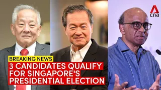 Singapore Presidential Election: Tharman Shanmugaratnam, Ng Kok Song, Tan Kin Lian qualify to run