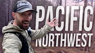 My First Time in the Pacific Northwest! - Trail Running, High Tech Jackets, and Snow!