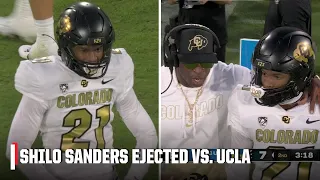 Shilo Sanders EJECTED for targeting vs. UCLA | ESPN College Football