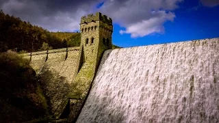 Derwent reservoir dam overflows - DJI Mavic