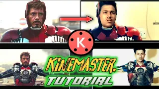 How to Make IronMan Suit Up / Armour Wearing || KineMaster Tutorial || IronMan 2 VFX in Mobile ||