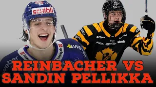 Comparing David Reinbacher and Axel Sandin Pellikka (NHL 2023 draft top eligible prospects)