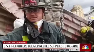 US Firefighters Deliver Needed Supplies to Ukraine | NBC4 Washington