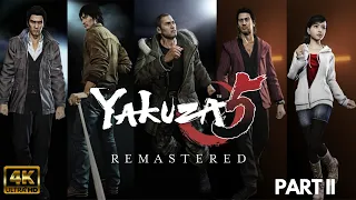 Yakuza 5 Remastered Gameplay Walkthrough / No Commentary [Part 2] 4k Ultra HD