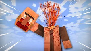 ПОЧЕМУ ЖИТЕЛЮ ОТОРВАЛО ГОЛОВУ В МАЙНКРАФТ | Риколит Minecraft