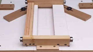 Amazing woodworking tool circular saw  hacks || Cutting various degree angles is easy