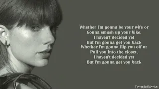 18 | Taylor Swift - imgonnagetyouback (Lyrics)