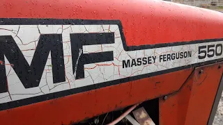 Vintage Thursday. Massey Ferguson 550 fuel filter.