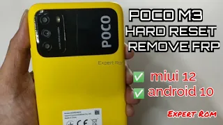 Poco M3 Hard Reset Password Unlock FRP/Google Account Unlock Bypass Without Pc Android 10 Miui 12