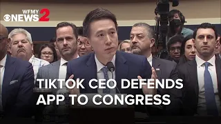 TikTok CEO defends his app in front of Congress