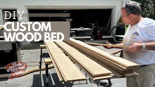 DIY | Custom White Oak Truck Bedwood | How to Cut Wood for Classic Truck Bed