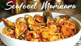 SEAFOOD MARINARA PASTA RECIPE | An Italian Classic