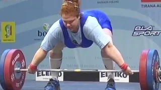 2013 European Weightlifting Championships, Women +75 kg  Тяжелая Атлетика. Чемпионат Европы