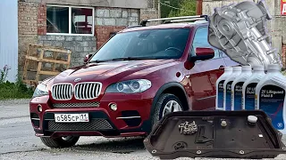 BMW X5 E70 - Замена масла АКПП, раздатки и муфты кардана. Пробег 200к + готовимся к отпуску.