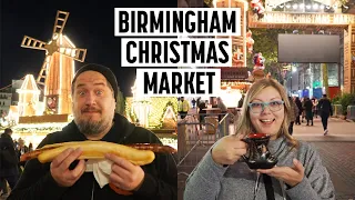 Americans First Christmas Market in England (Birmingham Christmas Market)