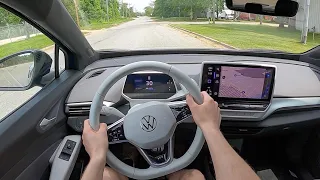 2021 Volkswagen ID.4 1st Edition - POV Test Drive (Binaural Audio)