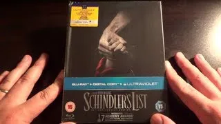 Shindler's List Blu-ray Digibook Unboxing