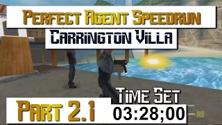 Perfect Dark Speedrun Perfect Agent part 2.1 Carrington Villa - Hostage One