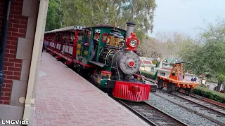 [2022] Disneyland Railroad - Front View: 4K 60FPS POV | Disneyland park, California
