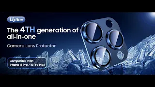Uyiton iPhone 15 Series Camera Lens Protector Instruction Video