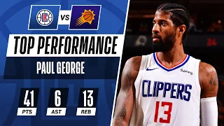 Paul George ERUPTS for 41 PTS Setting CLIPPERS RECORD in Game 5 W! ☄️