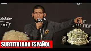 Khabib explica los motivos por los que saltó del octágono y se fue a por el equipo de McGregor