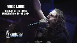 ¡Fabio Lione  cantando la legendaria "Wisdom Of The Kings" de RHAPSODY en Santiago (28-02-2024)!