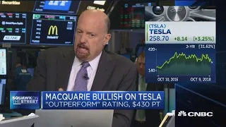 We need to see a level of maturity from Tesla's Elon Musk and more numbers, says Jim Cramer