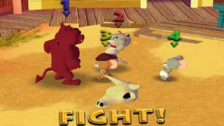 Tom and Jerry in War of the Whiskers HD Jerry Vs Nibbles Vs Spike Vs Tyke