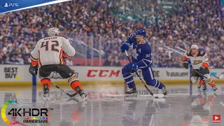 NHL 22 Leafs Respond! Toronto Maple Leafs vs Anaheim Ducks 4K! PS5 Gameplay